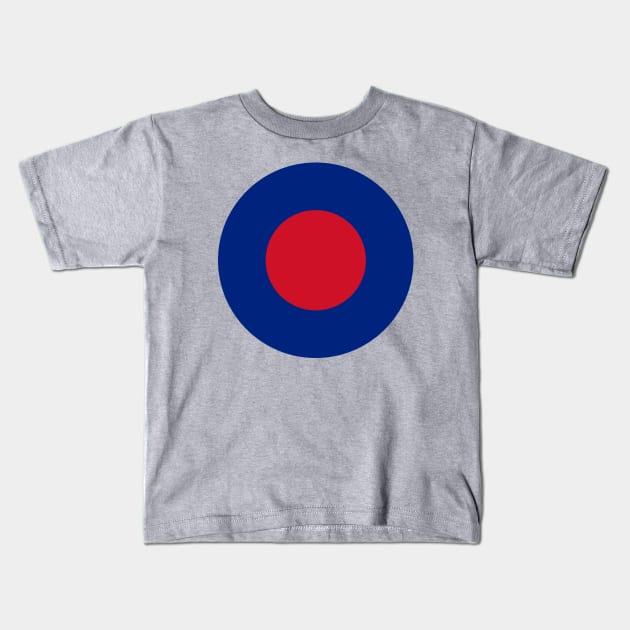 Low-Visibility Roundel (camo) Kids T-Shirt by Lyvershop